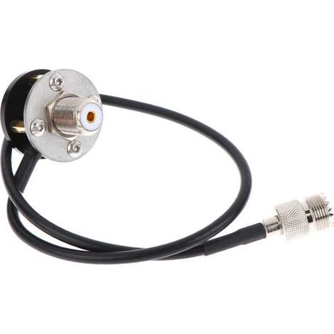 Tripod antenna mount, M-shaped base for portable outdoor antennas, 1/4-inch thread, UV + shortwave (1/4)