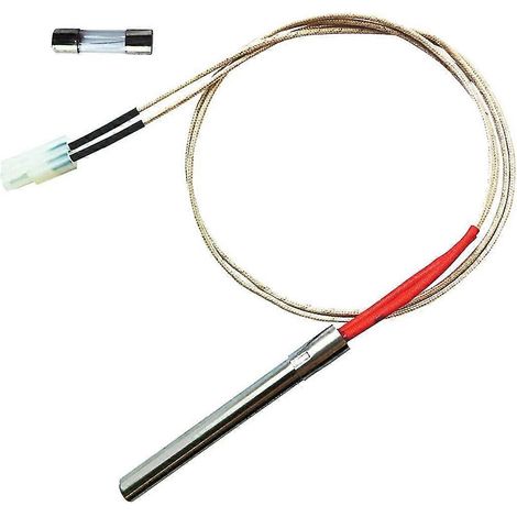 Allumeur étanche 220 V pour granulés de bois, compatible avec les pièces détachées pour cheminées, barbecues et poêles. (1/5)