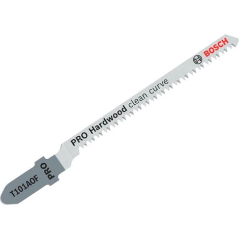 Bosch T101AOF Jigsaw Blade Pack of 3 for Hardwood Cuts