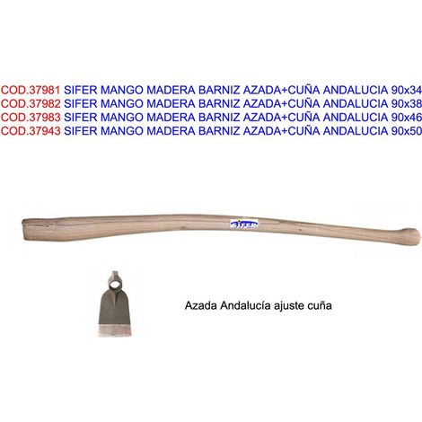 ZAPPA SIFER MANICO LEGNO CURVO VERNICIATO ANDALUCIA 90x46