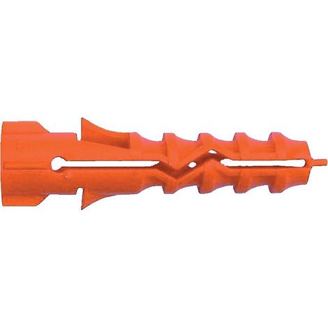 Spit – Cheville pour support plein nylon 10x50 – Boîte de 50 pièces – Charge max béton 120kg – 57030