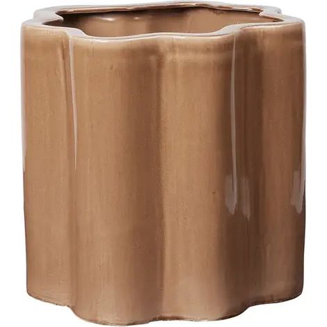 [GEBRAUCHT] B-Ware Broste Copenhagen übertopf Pflanzgefäß Blumentopf Keramik Braun H 36 Cm