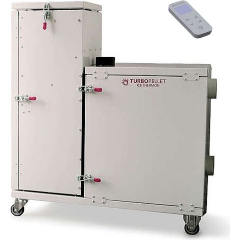 Poêle à granulés extérieur - Turbopellet Air 12 kW - Gris (1/5)