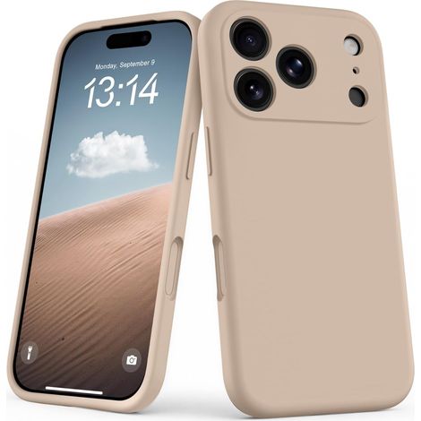 Coque pour iphone 18 Pro / 17 Pro Silicone, Marron Café (1/5)