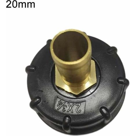 Mamelon Raccord Rapide Pour Cuve 1000 L, Multitanks Raccord, Laiton Connecteur De Tuyau, Adaptateur De Réservoir IBC (25mm)-Fei Yu (1/3)