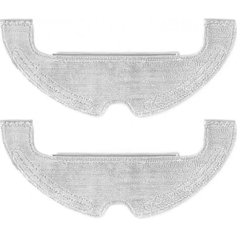 Serpillières Dreame Cleaning Pads gris textile lot de 2 (1/2)