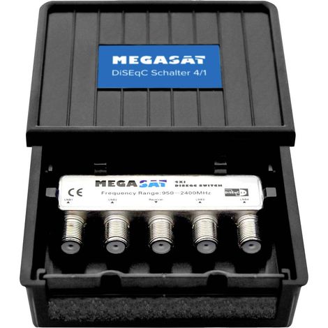 MegaSat DiSEqC 4/1 Pro Switch DiSEqC 4 (4 satellitare / 0 terrestre) 1 (1/2)