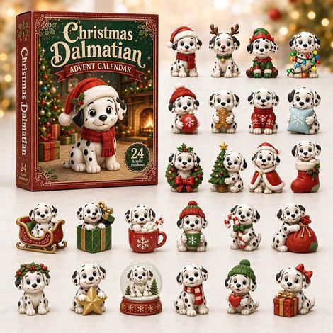 Dalmatiner-Weihnachts-Adventskalender 2026 – 2D-Überraschungsbox