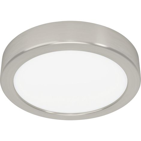 Eglo LED Deckenleuchte Fueva 6 nickel matt Ø 17 x 3 cm warmweiß-kaltweiß