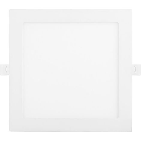 Downlight Empotrar 18W 3000-4000-6500K Blanco 1620lm Cuadrado 1,3x22,5x22,5cm Corte 20cm ABACO (1/2)