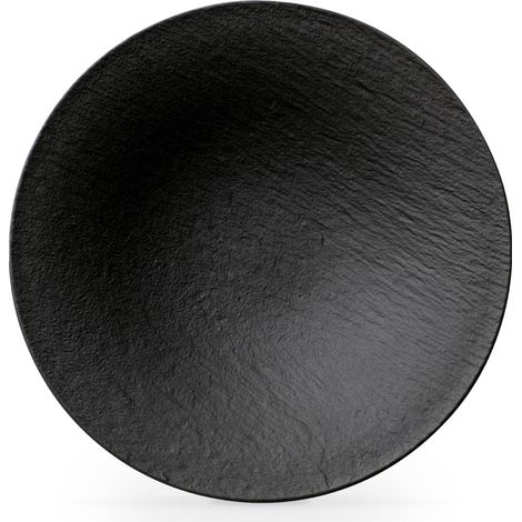 Coupe Creuse Bol Noir, Lave-Vaisselle, Compatible Micro-Ondes, Vaisselle en Céramique, Porcelaine (1/5)