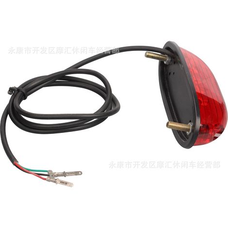 Suitable for 36V and 48V Harley electric bikes and scooters, including taillights, brake lights, warning lights, and parking lights. (1/5)