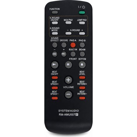 Telecomando per sistema audio Sony compatibile con RM-AMU007 (1/5)