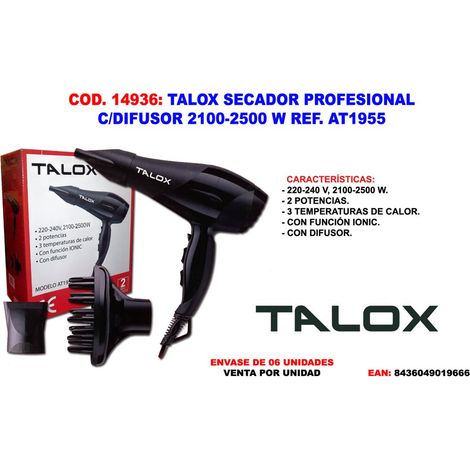 Sèche-linge professionnel Talox avec diffuseur 2100-2500 W AT1955