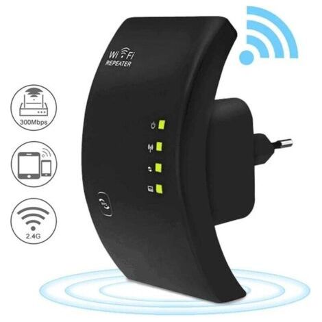 BARKBUSTERS Répéteur WiFi, amplificateur WiFi puissant, 1 port Ethernet, zone de couverture jusqu'à 200 mètres carrés (1/4)