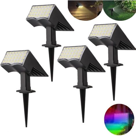 2 Pièces 8LED Lumière de Jardin Solaire, Lampes Solaires Lucioles Coloré Etanche IP65, Lumière Oscillante Lumières Solaire Firefly Extérieur Décoratives pour Allée Terrasse, Jardin, Patio (1/5)