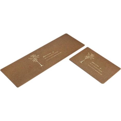 Tapis de cuisine antidérapant 2 pièces – Absorbant eau – Polyester avec fond TPR – 40x60 cm et 45x70 cm – Lavable à la main (1/3)