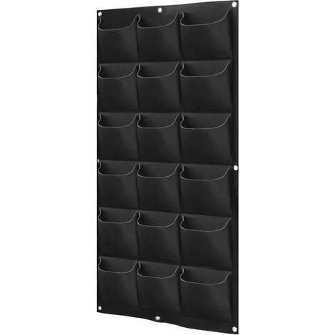 Hängende Kulturtaschen, 18 Taschen, Wandpflanztaschen, vertikale Kulturtaschen, Pflanztaschen aus Filz.