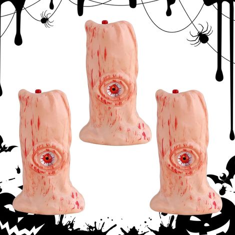 Bougies Lumineuses d'Halloween sans Flamme - Bougies LED Colonne (1/5)