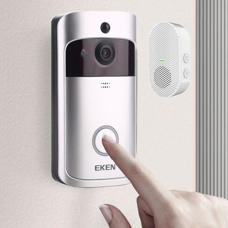 Interphone vidéo intelligent WiFi avec horloge-Online Store (1/5)