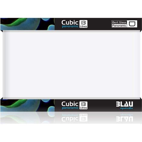 Blau Aquaristic Cubic Panoramic 31 x 18 x 24 cm 13 litri 3900 g
