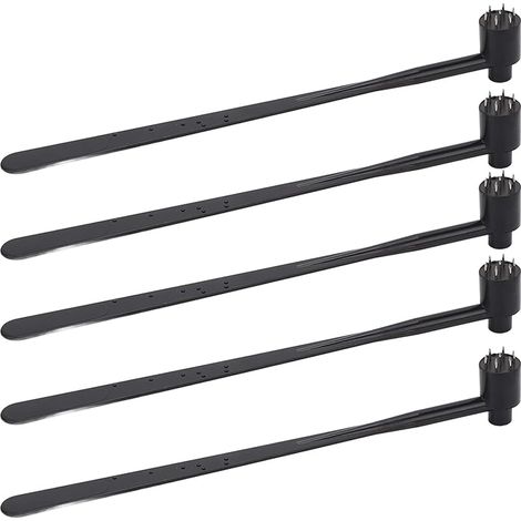 Marteau Fleur de Prunier, 5PCS 7 Broches Marteau Cutané d'Aiguille d'Étoile Acier Inoxydable, pour la Beauté et l'Usage à la Maison (1/5)