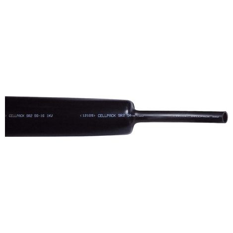 Tubo termoretraibile ispessito con colla, nero, SRH2 8-2 1000mm, 127416