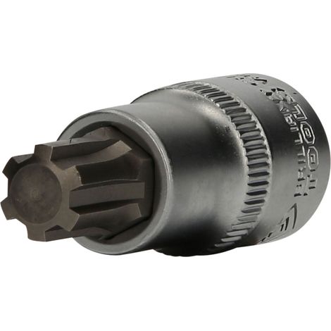 BRILLIANT TOOLS  1/2"  Vaso  para puntas  RIBE 55  mm de  largo M12  - BT022726 (1/4)