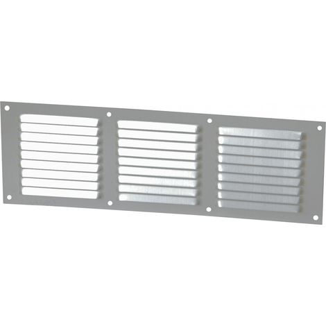 Alluminio anodizzato grigio con zanzariera: orizzontale rettangolare 10x30