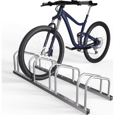 MONZANA® Rastrelliera per biciclette 2-6 per Pneumatici da 35-60 mm di larghezza Portabici Parcheggio per Biciclette 4 Biciclette