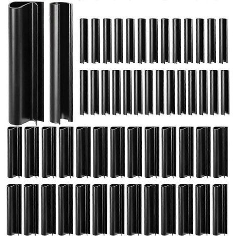Lot de 60 clips de couverture de piscine d'hiver pour piscines hors sol (2 formes) (1/4)
