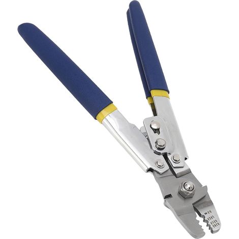 Wire Rope Trimping Tool professionnel efficace en acier inoxydable Ferrule Corde de câble de fil pour 0,1 à 2,2 mm Câble fil (1/5)