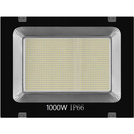 LAMPE HALOGÈNE EXTÉRIEURE DE CONSTRUCTION PUISSANTE PROJECTEUR 1000W RÉFLECTEUR LED (1/5)