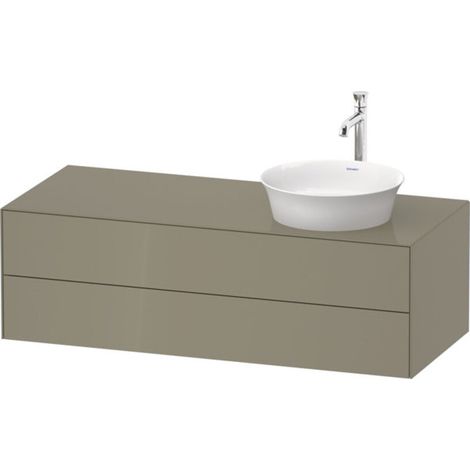 Duravit White Tulip, Waschtischunterbau wandhängend, Breite 1300 (1/2)