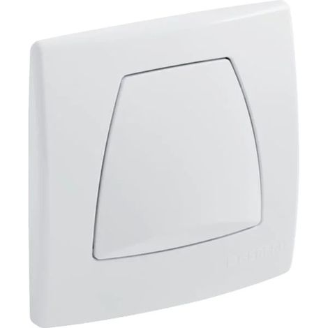 Geberit Twinline placca di comando, squadrata, per comando orinatoio con azionamento pneumatico: cromo / opaco, 240562461