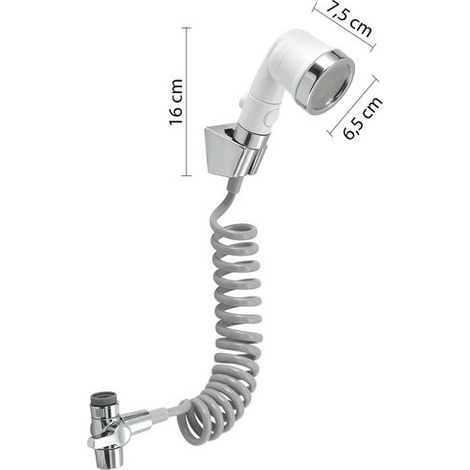 Kit de doccetta para lavabo Easy 07 blanco 16 x 6,5 x 7,5 cm (1/2)