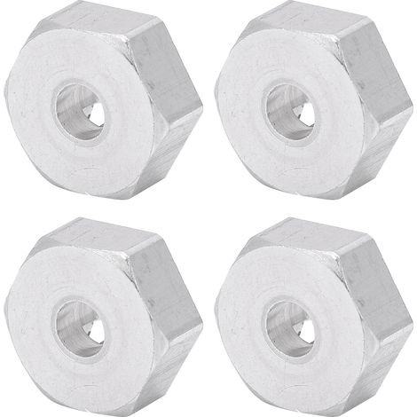 Coupleur métallique hexagonal pour siège de roue pour Wltoys 144001 124018 Pièces détachées pour voiture RC 124018‑1950 (1/5)