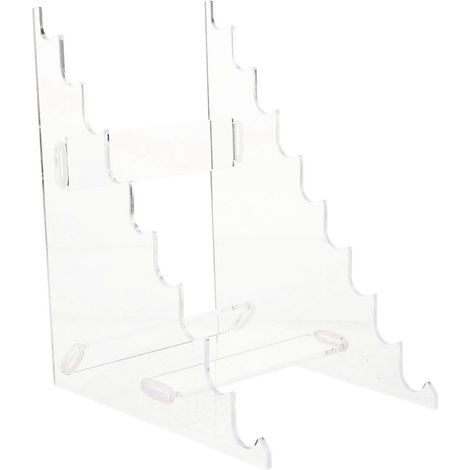 Stiftehalter aus Acryl für den Schreibtisch, praktische Aufbewahrungsmöglichkeit für Stifte, mehrstufige Stiftablage – 18 x 14,5 cm (1/4)
