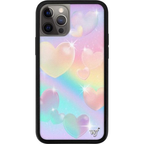 CUSTODIA PER APPLE IPHONE 12 PRO MAX 6.7' RETRO COLORATO CON CUORI CARINI E DOLCI (1/3)