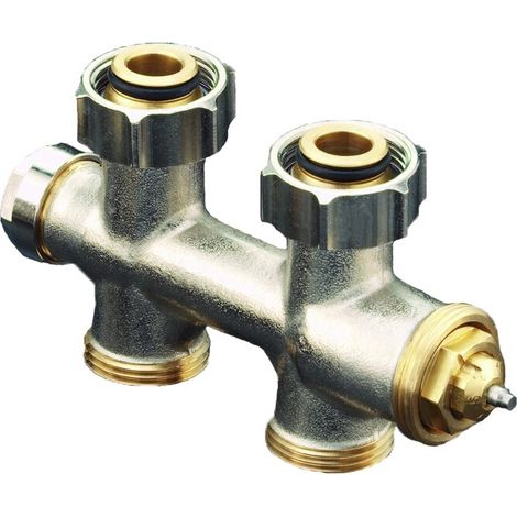 Formato de brazo de conexión de término. Multibloc t para radiadores con 3/4 Ag. Paso