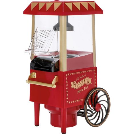 Regalo Italiano Macchina Popcorn Elettrica G60 H 39 Cm 17 x 24 Cm Rosso