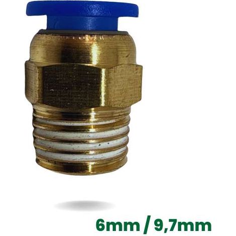 Connettore per cavo con spina da 6 mm / filettatura da 9,7 mm (1/5)