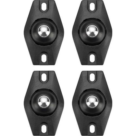 4 Pièce Petite Roulette, Mini Roulettes pour Meubles, Roulettes Pivotantes, Roulettes Pivotantes Auto-Adhésives à 360 Degrés, Mini Roue Universelle Autocollante, Pour Poubelles Boîtes, Meuble (1/5)
