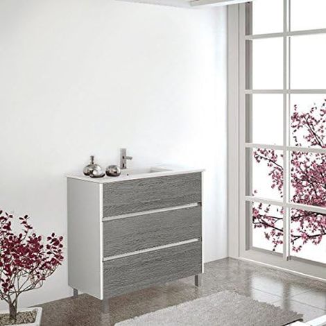 Conjunto 2 Piezas ARAE 60 COMBI: BLANCO-CENIZA
