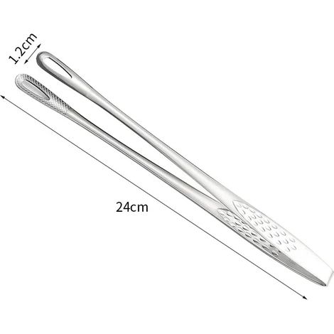 Pinces de cuisine, pinces à barbecue, pinces de cuisine, pinces à salade en acier inoxydable, pinces à viande, outils de buffet et de barbecue, ustensiles de cuisine (1/5)