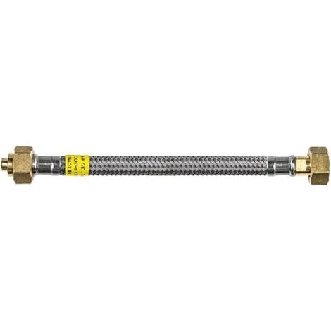 FLESSIBILE PER GAS TRECCIA INOX SICURGAS NG DN8 1000 mm