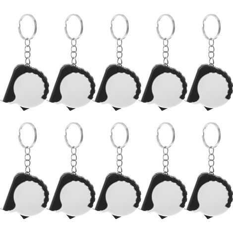 10 mini mètres ruban, acier carbone/ABS, rétractable, pour maison (1/5)