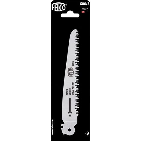 FELCO 600/3 Lama di ricambio per la sega pieghevole FELCO 600 (lunghezza 160 mm, lama per seghe da giardino, facile da montare)