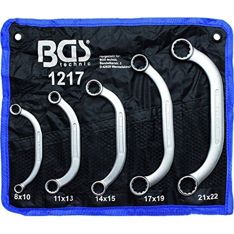 Clés et douilles bgs starter- und blockschlüssel-satz acier chrome 5 pcs