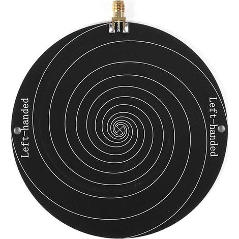 Antenas de banda ancha polarizadas circularmente de 0,51 a 10 GHz con espirales equiangulares para identificación de radio de alta frecuencia y rotación a la izquierda. (1/5)